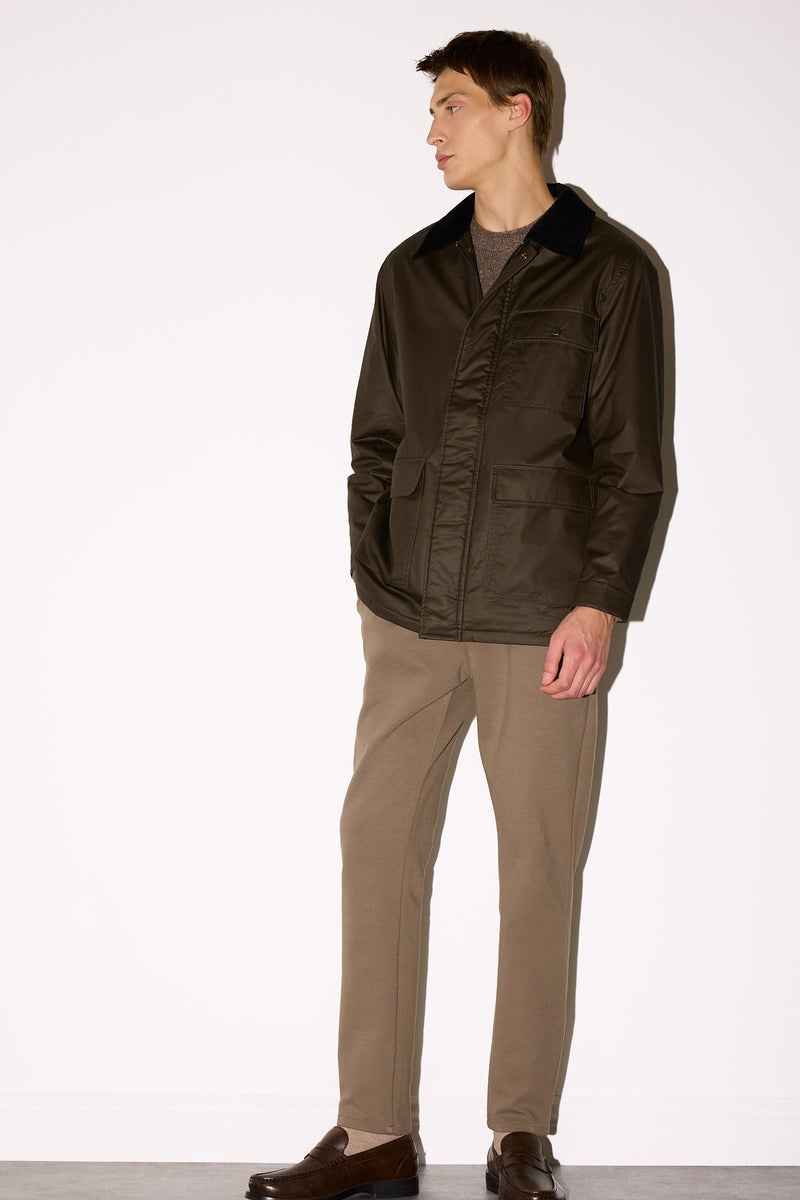 DeFacto Brown Man Relax Fit Puffer Jacket Casual - Image 2